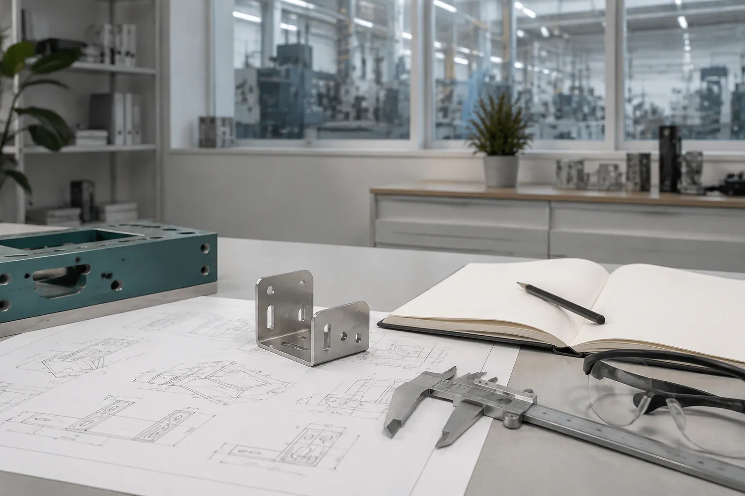 Illustrative engineering workspace